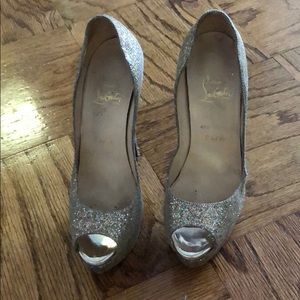 Christian Louboutin Glitter heels size 38
